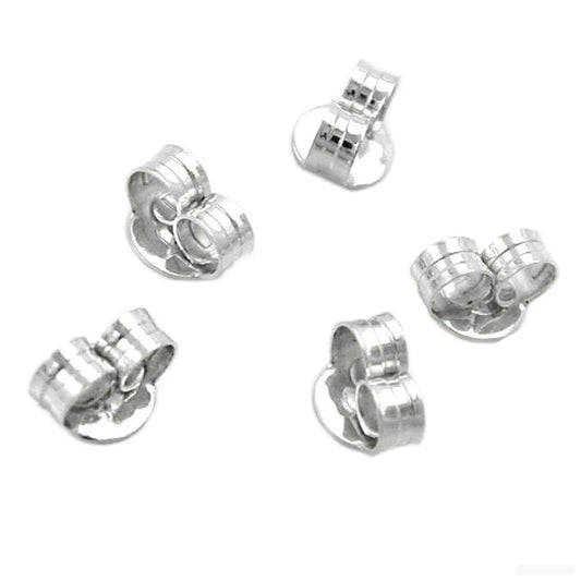 40 Flügel 6mm Gegenstecker für Ohrstecker Silber 925-Sonstiger Schmuck Silber-Schmuckhoelle.com