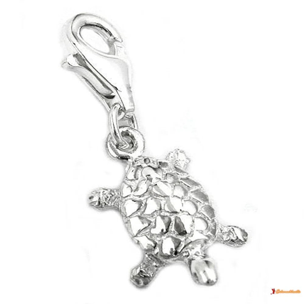 Anhänger, Charm Schildkröte, Silber 925-Charms Anhänger Silber-Schmuckhoelle.com