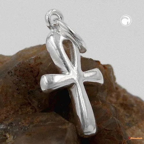 Anhänger, ägyptisches Kreuz ANCH, 925-Kreuz-Anhänger Silber-Schmuckhoelle.com