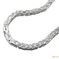 Armband ca.5mm Königskette vierkant glänzend Silber 925-Armbänder 17-21cm Silber-Schmuckhoelle.com