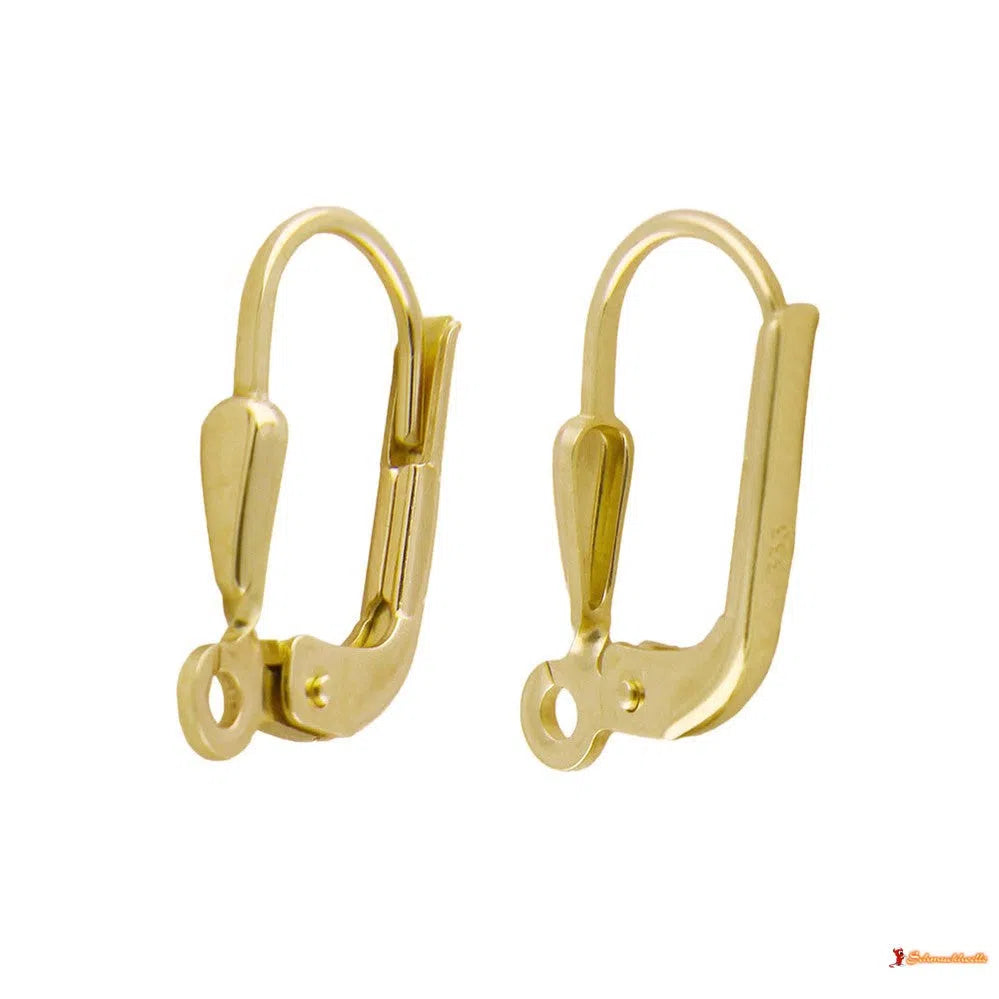 Ersatzteil Brisur 14x7mm glänzend GOLD 333-Sonstiger Schmuck GOLD-Schmuckhoelle.com