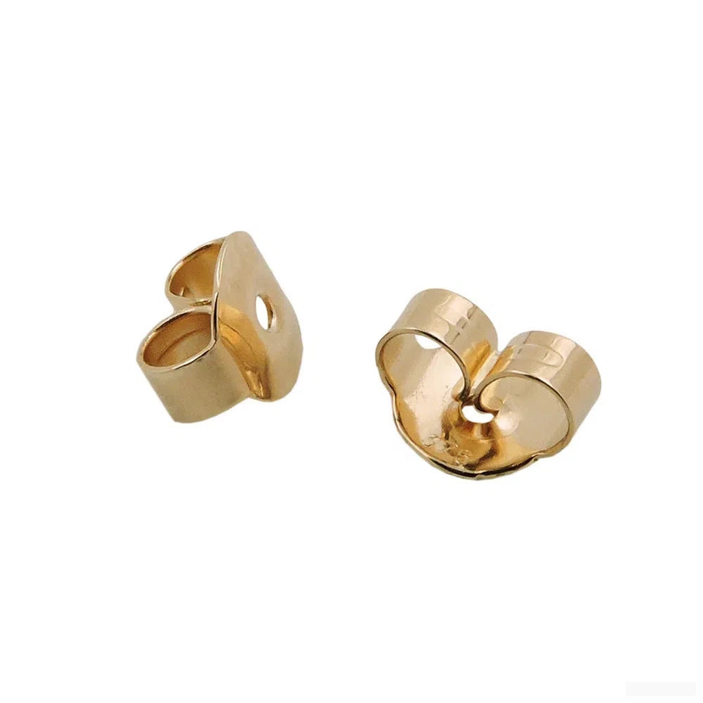 Flügel 5mm paarweise für Ohrstecker 9 Kt GOLD-Sonstiger Schmuck GOLD-Schmuckhoelle.com