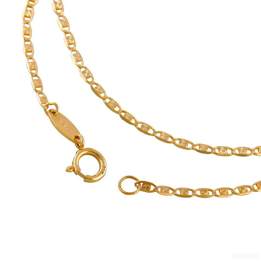 Kette 15mm Collier Fantasiekette 9Kt GOLD-Armbänder bis 20cm GOLD-Schmuckhoelle.com