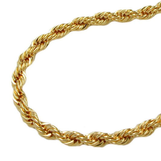 Kette 33mm Kordelkette 9Kt GOLD 45cm-Ketten/Colliers 45cm GOLD-Schmuckhoelle.com