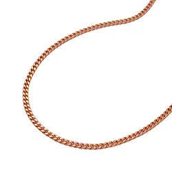 Kette, Panzerkette, 14Kt Rotgold-Ketten/Colliers 45cm GOLD-Schmuckhoelle.com