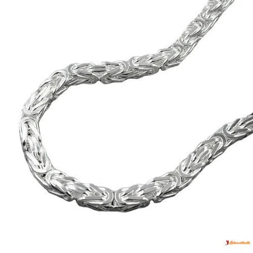 Kette ca.2mm Königskette vierkant glänzend Silber 925-Silberketten 45cm Silber-Schmuckhoelle.com