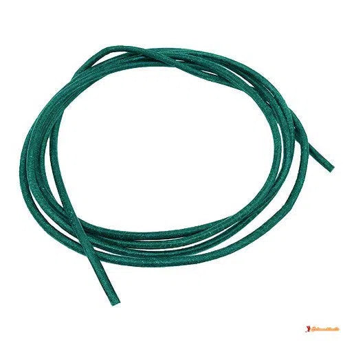 Lederband Rundschnur Rindleder 2mm türkis gefärbt ca. 1m-Lederband 2mm-Schmuckhoelle.com