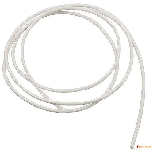 Lederband Rundschnur Rindleder 2mm weiß gefärbt ca. 1m-Lederband 2mm-Schmuckhoelle.com